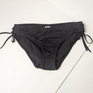 Malia Mills "It's a Cinch" Bikini Bottom Size 2 Black